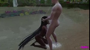 sims 4 shemale sex in tropical island 3D