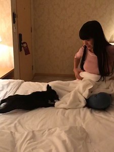 小豆豆刚洗完澡