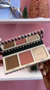 Unbox the Cheery Cheeks ⁠gift set palette with us 🎁⁠ ⁠ ✨ Hoola bronzer⁠ (full-size) ✨ Shellie blush⁠ (full-size) ✨ Cookie highlighter⁠ (full-size) Shop this gift set palette and many more from our Holiday collection @dunnesstores | Benefit Cosmetics