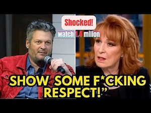 Blake Shelton DESTROYS Joy Behar LIVE on The View After Explosive Clash Shocks Hollywood!