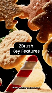Introducing Pro Projects in the latest #ZBrush release, featuring a holiday treat by @patrick_4d! Check out this expertly created project file in #ZBrushForiPad and desktop as well as the fully textured assets available for rendering in #Redshift in the #Cinema4D asset browser! | Maxon ZBrush