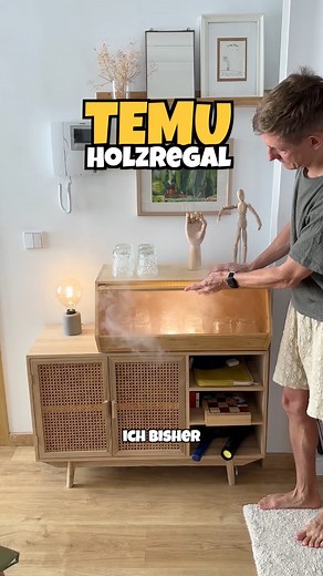 Was würdest du in diesem Holzregal lagern? 🍎 Jetzt bei Temu für nur 22,00 Euro bestellen (nur für neue App-User mit qualifizierten Bestellungen, es gelten die AGB) 💰 Gib den Code dzu6529 im Suchfeld der Temu-App ein 🎟️ Link ist in meinem Profil 🙌 #temu #wohnen #dekoration #einrichtung #regal #rattan #design #gläser #küche #lagerung #organisation #anzeige | Lars Grudzinski