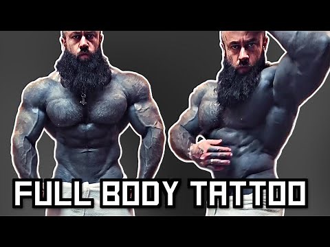 Bodybuilder Tattoos Full Body Black