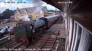 Our first train past the New Wansford Camera on the Nene Valley Railway. | Railcam