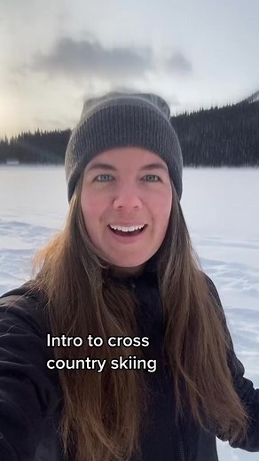 I think it went well!#crosscountryskiing #lakelouise #banff #alberta | Samantha Travel