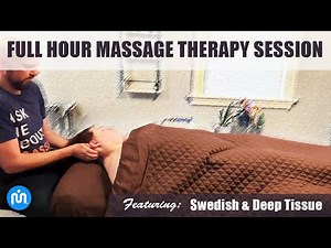 Full Body Relaxation & Deep Tissue Massage | Complete 1 Hour Bodywork Session in Real Time