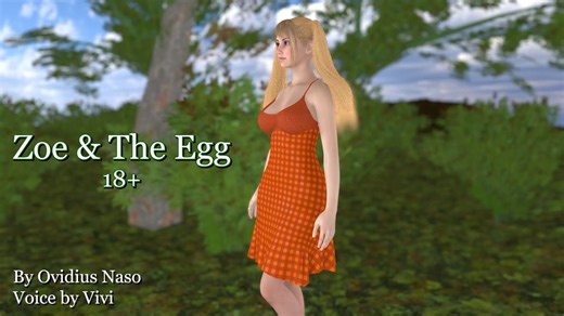 Zoe & the Egg Voices by @PleasedByViolet "Zoe is walking a beautiful spring day and she finds the most unusual Easter Egg..." I wasn't going to do Easter, but I got obsessed w/ the Patty comic I did last year and gave it a go in VaM.The only reason I did was because I knew I was going to be late for an Easter drop, so there was no time pressure. Enjoy!