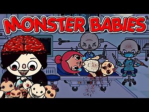I Gave Birth to 100 MONSTER Babies | Toca Boca Horror | Toca Life Story