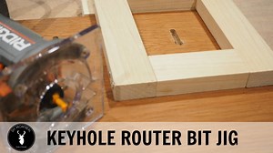 Easy DIY keyhole router jig for your projects