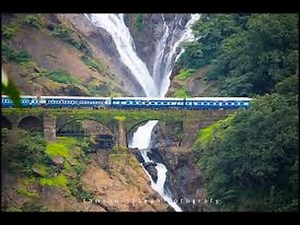 Dhudhsagar water falls,Goa HD - Sea of Milk Falls , Goa