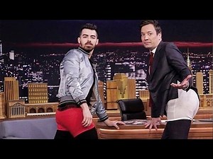 Joe Jonas Teaches Jimmy Fallon How to Be a Sexy Underwear Model on the Tonight Show