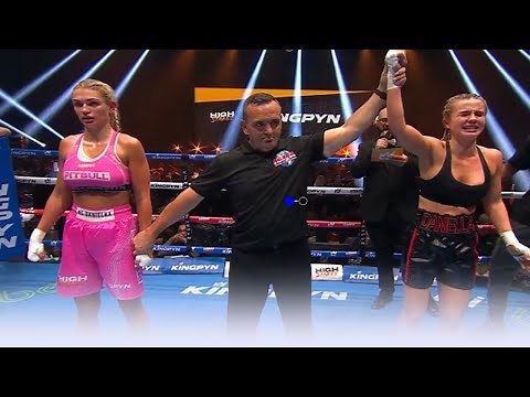 Daniella Hemsley flashes her boobs as she stuns fans after boxing win