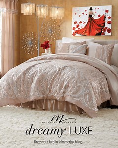 Dress your bed in shimmering bling! Shop new arrivals for home: https://buff.ly/hgsTsXi | Midnight Velvet