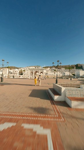 Welcome to Tetouan, where serenity meets the sky! ☀️ Let the morning sun illuminate your path as you explore this enchanting city 🕊️ | Visit Morocco
