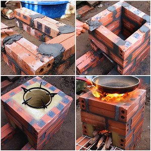 508K views · 2K reactions | DIY firewood stove for outside cooking | Simple ideas | Facebook