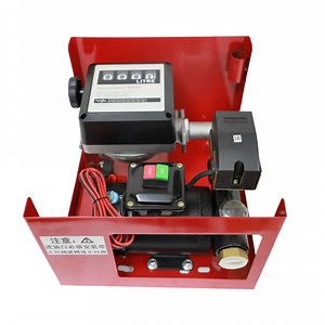 [Hot Item] Portable Fuel Transfer Pump DC Wall Mount Diesel Oil Dispenser Pump 12V Diesel Transfer Pump Set