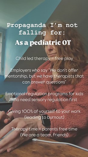I just gotta put my foot down for some of these things. #occupationaltherapy #pedsot #occupationaltherapist #otlife | The Well-Balanced OT
