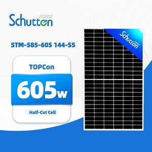[Hot Item] Topcon Half Cut Cells High Effiecency Solar Panel 605W PV Module Solar System