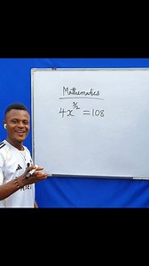 14K views · 415 reactions | This is how to approach this kind of question #mathematics #Science #academy #Education #AcademicExcellence | Tutor Abraham | Facebook