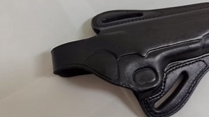 OWB Thumb Break Fits Colt 1911_Concealed Carry Leather Belt Gun Holster (Brown)