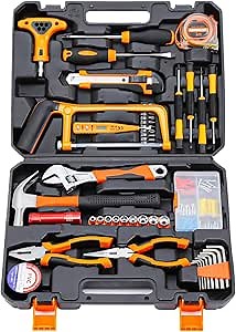 Tool Kit - 84 Pieces Professional Home Tool Set Ideal for Household Repair DIY Crafts (45 Types of Sets)