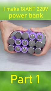 309K views · 4K reactions | I make GIANT 220V power bank part 1 | King Homemade | Facebook