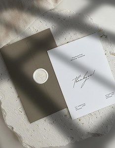 Minimalist Envelope Invitation Mockup PSD | Stationery Branding Template (digital Download) - Etsy