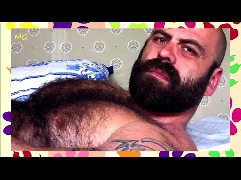 very hairy Big handsome Bear men