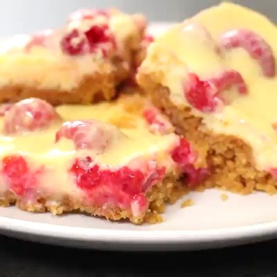 3.9K views · 25 reactions | Raspberry Lemon Bars! | Chop Secrets | Facebook