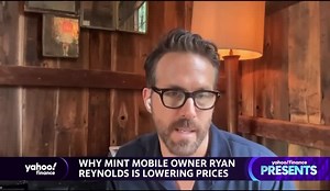 Inflation sucks. You don’t need to pay $100 a month for wireless. Not when you can pay $15 a month. So… Mint Mobile is ⬇️⬇️ | Ryan Reynolds