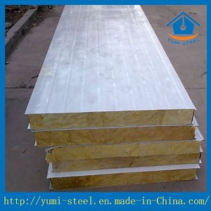 [Hot Item] Thermal Insulation and Well Performance Rock Wool Sandwich Panel