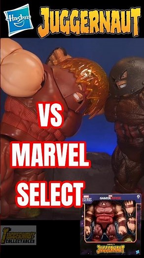Marvel Legends Juggernaut VS Marvel Select #shorts