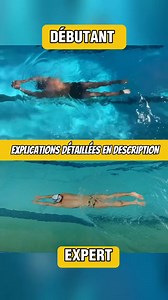 🌊 Brasse : Débutant vs Expert - Pourquoi le mouvement des bras est crucial ? 🏊‍♂️ Dans cette vidéo, comparez les mouvements des bras d’un débutant et d’un expert. 👉 Le débutant : ramène ses bras trop loin, dépassant la ligne des épaules, ce qui freine sa nage. 👉 L’expert : réalise une traction fluide et précise, les mains dessinent un arc avant de repartir rapidement vers l’avant pour optimiser la glisse. 🎯 Les bases d’une brasse efficace : 1️⃣ Mouvement des bras en 4 étapes : appui, tracti