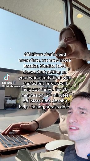 We don’t need a whole ass 20 minute break 💀 - #adhdcoach #adhdsupport #staydriven | Al Hyle