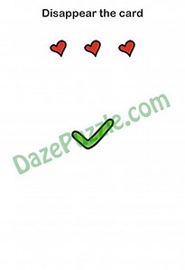 Brain Out Level 180 Answer (Updated), Disappear the card