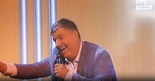 Ludnica u studiju RTS: Dejan Nedić se dohvatio mikrofona, najavio EURO i poželeo sreću Srbiji uz poznati hit