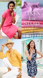 Breezy, colorful linen—your summer must-have. | TALBOTS