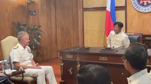 3 comments | PANOORIN: Courtesy call ni United States Indo-Pacific Command Commander Admiral Samuel Paparo kay Pangulong Ferdinand R. Marcos Jr. sa Malacanang ngayong Martes, Agosto 27. | via Jinky Baticados #IBC13Digital #IBCTV13 #PBBM | IBC TV 13 | Facebook