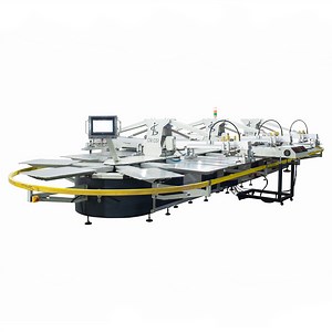 [Hot Item] Six Color Oval Silk Screen Printing Machine for T-Shirt