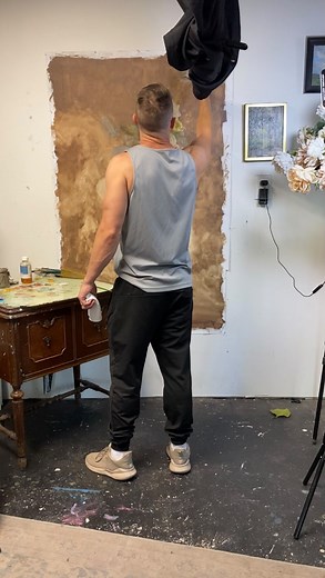 The #artlife 👨‍🎨 . . . . #artistlife #artstudio #artiststudios #artiststudiospace #artistsupportartists #artisticjourney #creativeprocess #creativelife | Kyle Stuckey