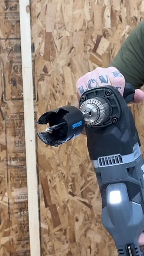 Check out this combo! Running the @FLEXPOWERTOOLSNA compact right angle drill with a Carbide tipp | Salahuddin Abdul-Waali