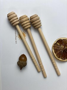 Wooden Honey Dipper Handmade Honey Stick Natural - Etsy