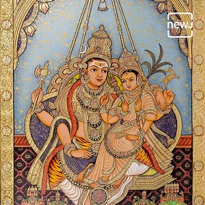 #ArtisticSunday: Watch the colorful journey of Mysore painting and learn how it is different from Tanjore painting. | Briefly