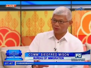 BI Comm. Siegfred Mison on Get it Straight