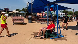 We’re having a blast at Castaway Cove Waterpark! Come join us for some games and give aways! We will be here until 5! | Texomashomepage.com - KFDX, KJTL