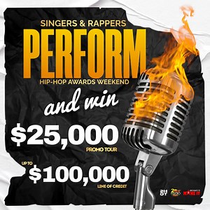 43K views | Singers & Rappers, hit the stage during Hip-Hop Awards Weekend!  Mix it up with top booking agents, and maybe even get signed on the spot! Plus, your chance showcase your music with a direct meeting with a major record label. This is your shot at a $25,000 Promo Tour and more at one of the year’s biggest entertainment events. Don’t miss out—your future awaits!  | 2HotRadio.com | Facebook