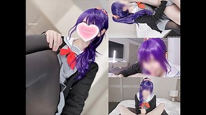 💜【素人 個人撮影】甘サド系看護学生レイヤーさんをお持ち帰りしたら、マゾだと見抜かれ、蕩けるような前立腺マッサージと亀頭責め手コキで連続メスイキ痙攣絶頂の快楽を教えられる動画♡【ありすほりっく】