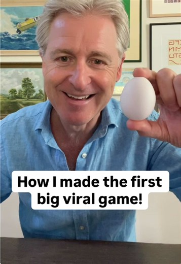 How I made the first big viral game! Using an egg!! 🍳 It was 2001 and the UK general election was coming up. We were making Flash banners at the time, but thought we should use our skills to make Flash games, but we’d never actually made one! So we thought, what could we do around the topical election. And in the brainstorm, we can to the idea of people chucking eggs at MPs, as this does sometimes happen. So we made this game called Splat the MP 🥚. You literally aimed and clicked on the MPs 💥
