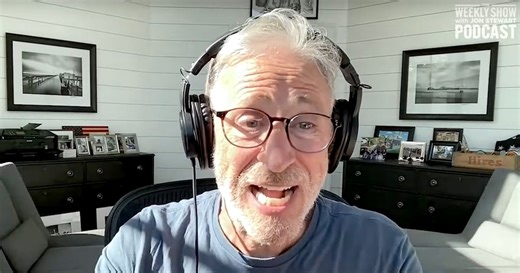 Jon Stewart Mocks Jay Leno for Criticizing Colbert