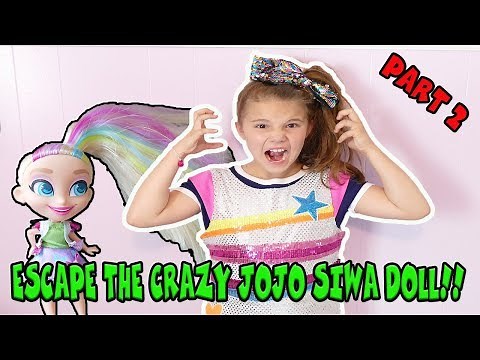 Escape The Crazy JoJo Siwa Doll Part 2! She Turned Me Into JoJo Siwa!